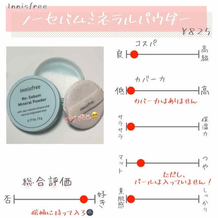ノーセバム ミネラルパウダー/innisfree/ルースパウダーを使ったクチコミ(2枚目)