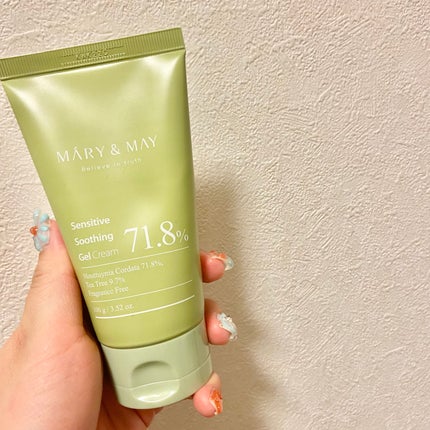 Sensitive Soothing Gel Cream/MARY&MAY/フェイスクリームを使ったクチコミ(5枚目)