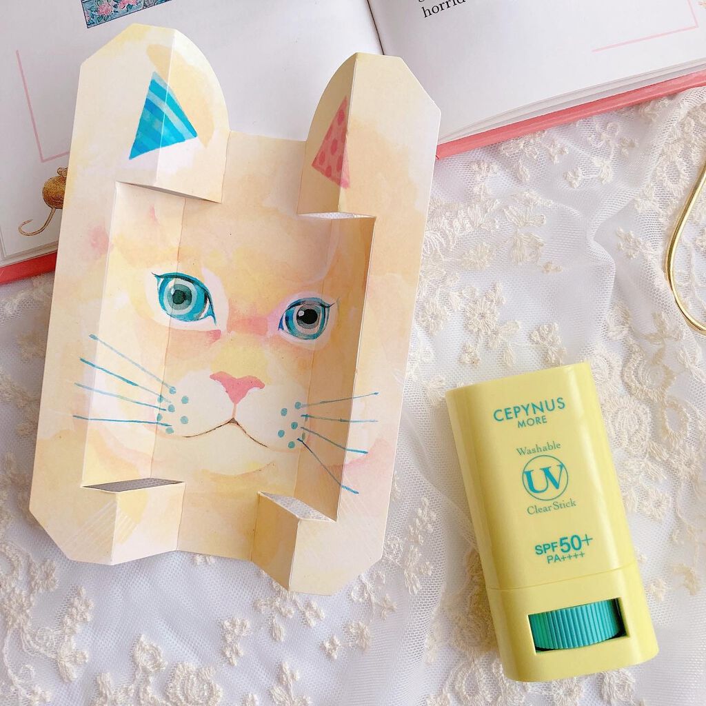 ウォッシャブル UV クリアスティック/CEPYNUS MORE(セピナス モア)/日焼け止めスティックを使ったクチコミ(3枚目)