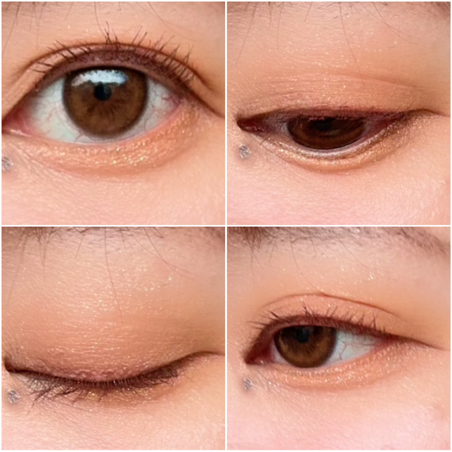 トーン ペタル フロート アイパレット 01 タンジェリン ベージュ/to/one/アイシャドウパレットを使ったクチコミ（3枚目）