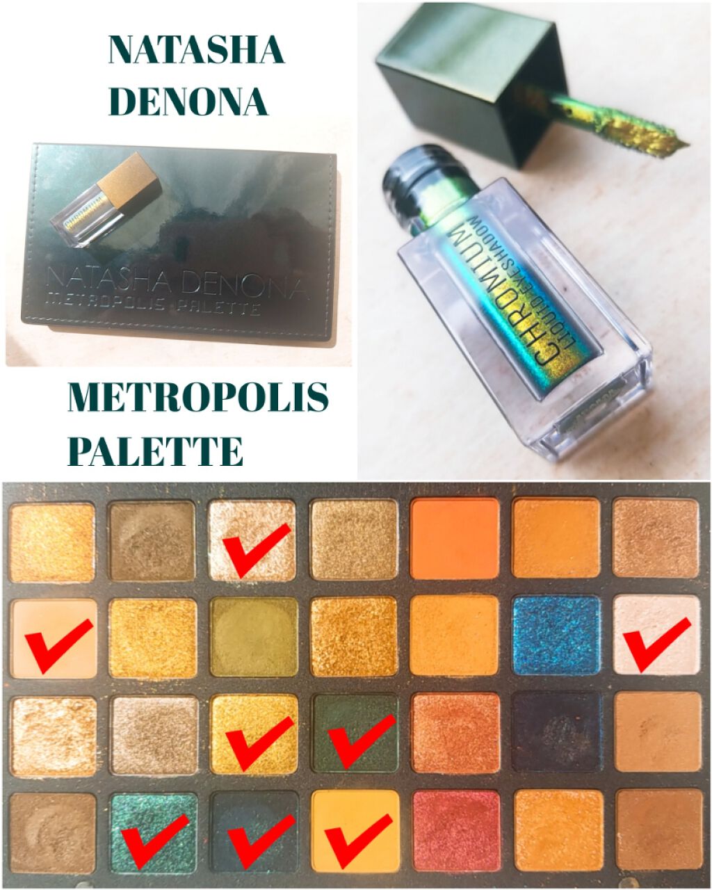  ナターシャ デノナ メトロポリス パレット/Natasha Denona/アイシャドウパレットを使ったクチコミ（2枚目）