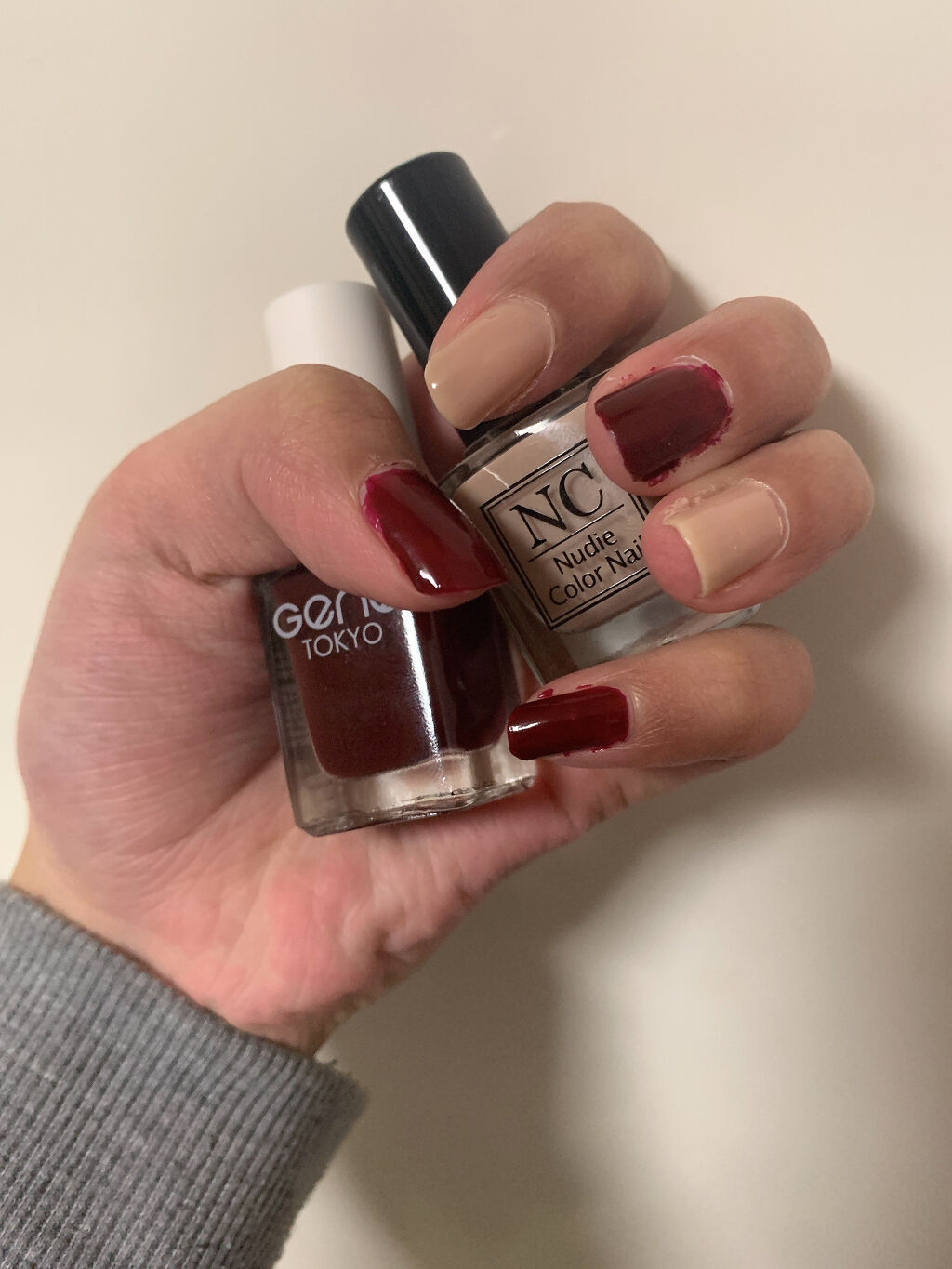 TMヌーディーカラーネイル/セリア/マニキュアを使ったクチコミ（1枚目）