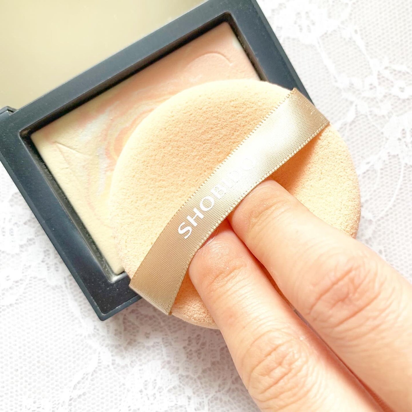 天然ラテックスパフ/SHOBIDO/パフ・スポンジを使ったクチコミ(3枚目)