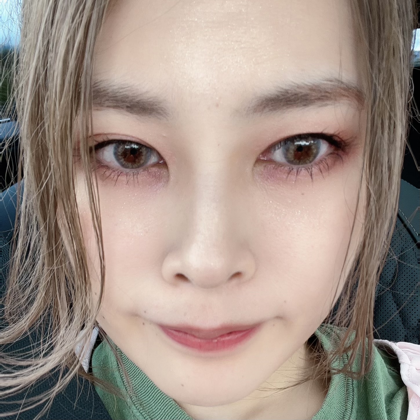 JILL Sanctuary waffle/グラムレンズ/カラーコンタクトレンズを使ったクチコミ（3枚目）