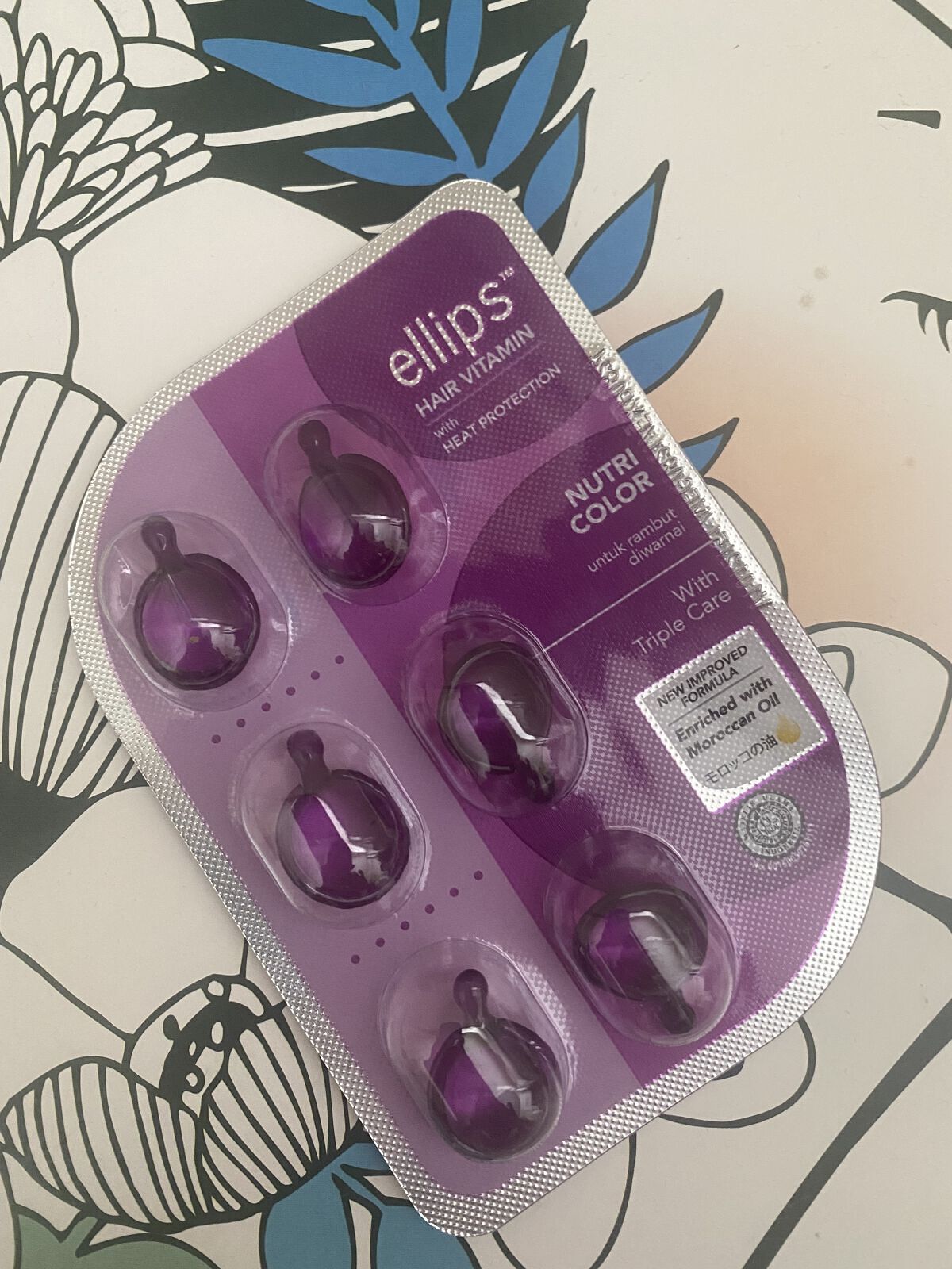 ヘアーオイル【トリートメント】 シートタイプ 6粒/ellips/ヘアオイルを使ったクチコミ（2枚目）