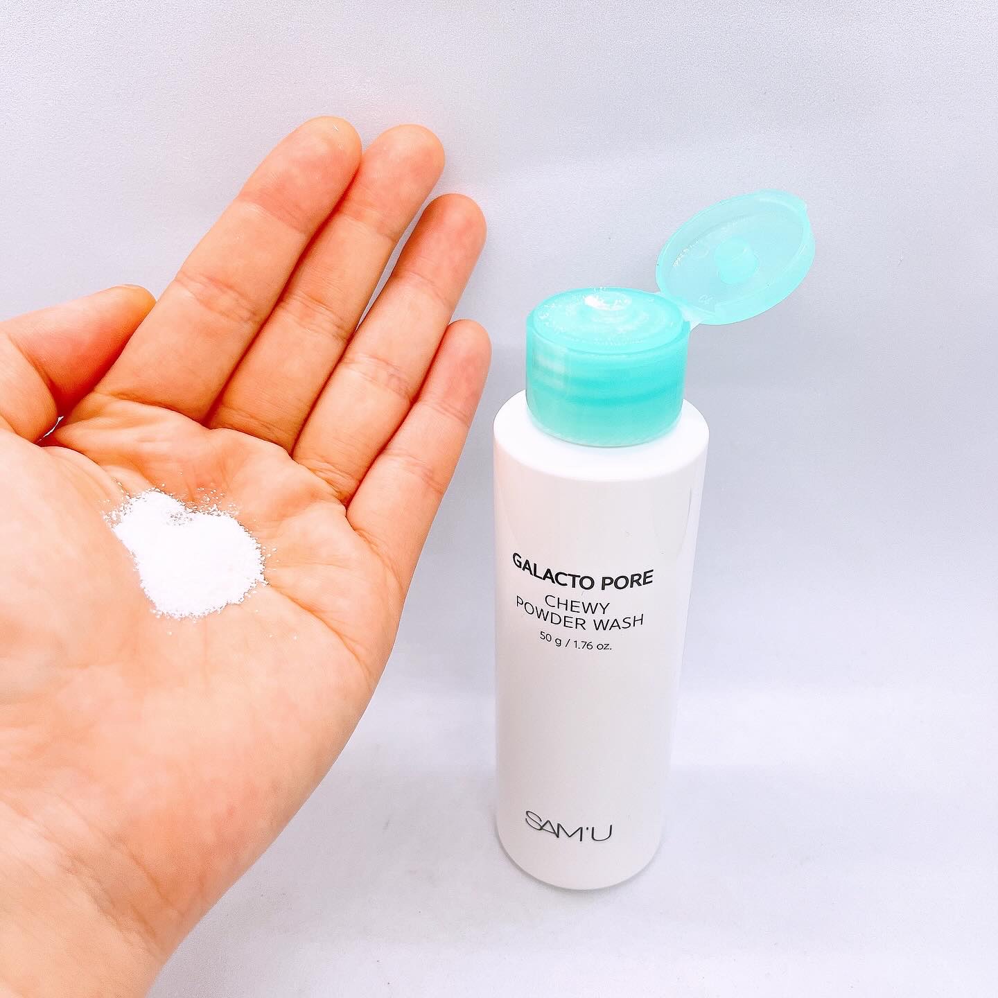 サミュ ガラクトポア チューイー パウダーウォッシュ/SAM&#39;U/洗顔パウダーを使ったクチコミ（3枚目）
