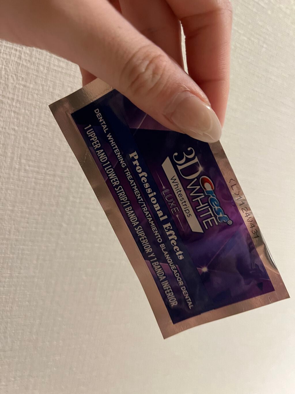 クレスト3Dホワイトニング ホワイトストリップ プロフェッショナル エフェクツ/クレスト/その他オーラルケアを使ったクチコミ(1枚目)