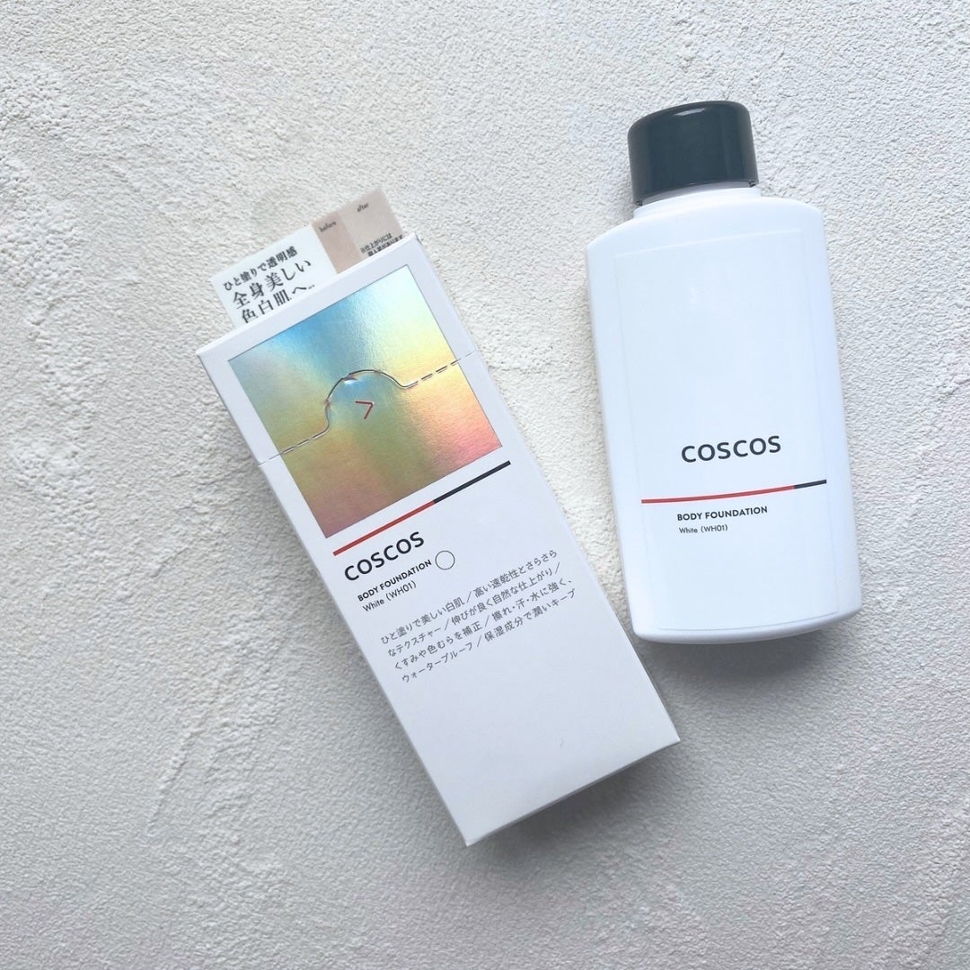 ボディファンデーション ホワイト/COSCOS/ボディミルクを使ったクチコミ(2枚目)