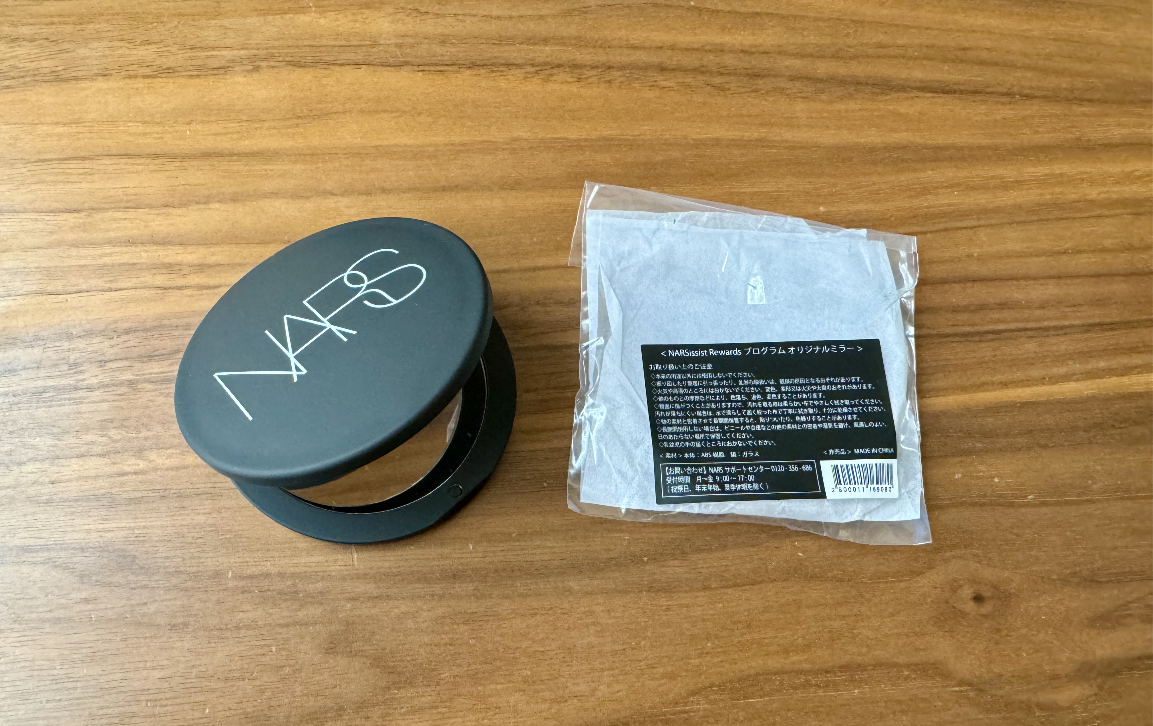 NARSオリジナルラウンドミラー/NARS/その他化粧小物を使ったクチコミ（2枚目）