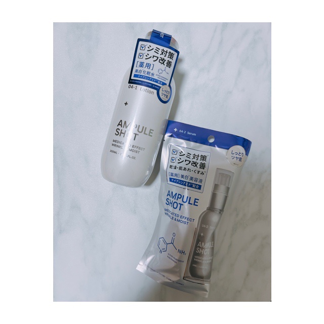 薬用 エフェクト リンクル＆モイスト ローション/AMPULE SHOT/化粧水を使ったクチコミ（1枚目）