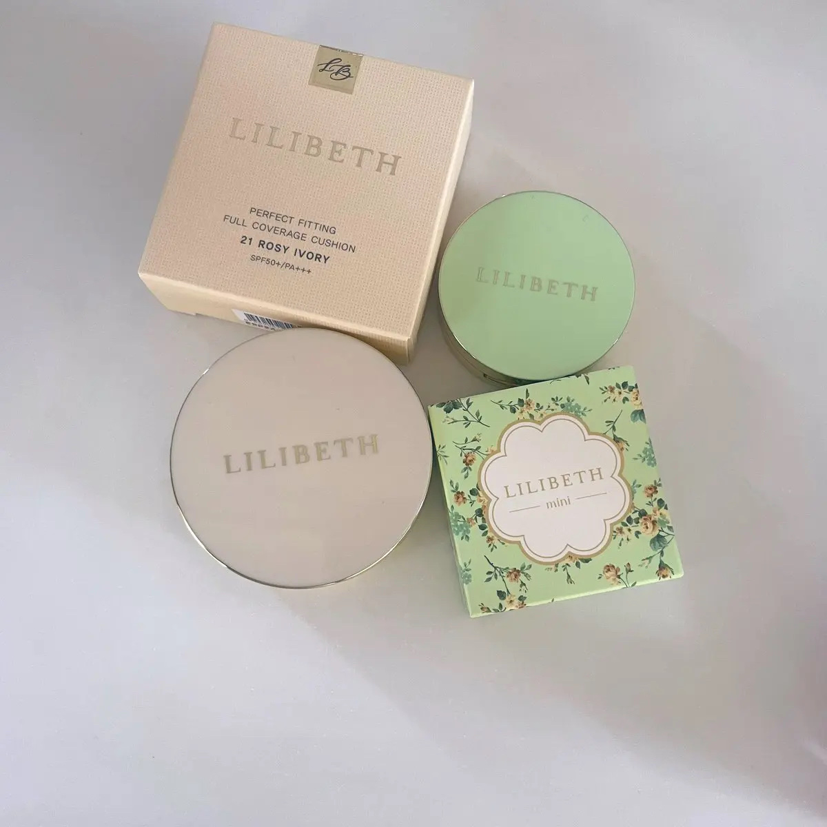 パーフェクティングフィッティング フルカバレッジクッション 23号 ロージーバニラ /LILIBETH/クッションファンデーションを使ったクチコミ（1枚目）