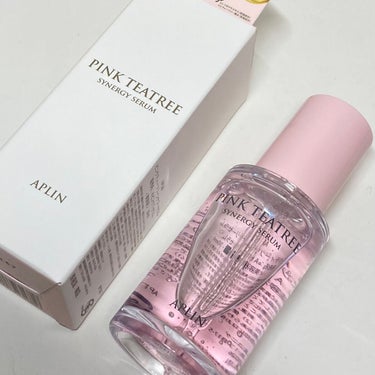 APLIN ピンクティーツリーシナジーセラムのクチコミ「肌鎮静に特化!!
ピンクの美容液💗

ピンクティーツリーシリーズからセラムが登場!!


✐A.....」（2枚目）