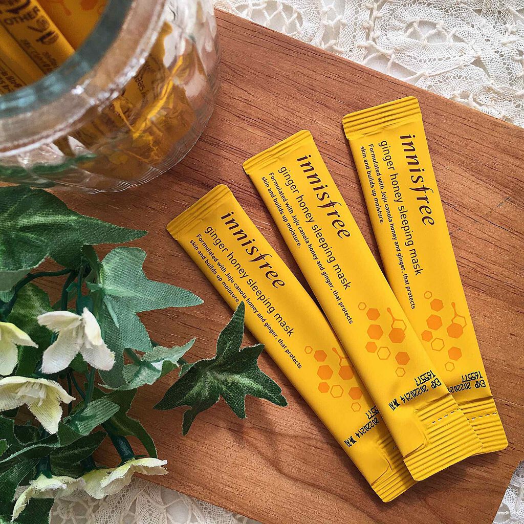 innisfree ジンジャーハニー スリーピングマスクのクチコミ「動画はインスタにあります❁⃘*.ﾟ
𓅪𓂃 𓈒𓏸
#innisfree の#gingerhone.....」（1枚目）