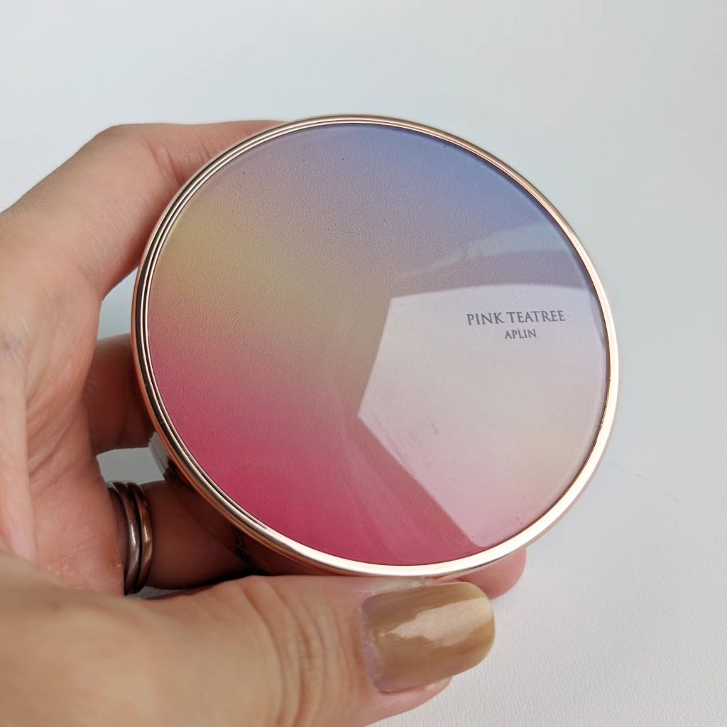 ピンクティーツリーカバーアップグロウクッション/APLIN/クッションファンデーションを使ったクチコミ（1枚目）
