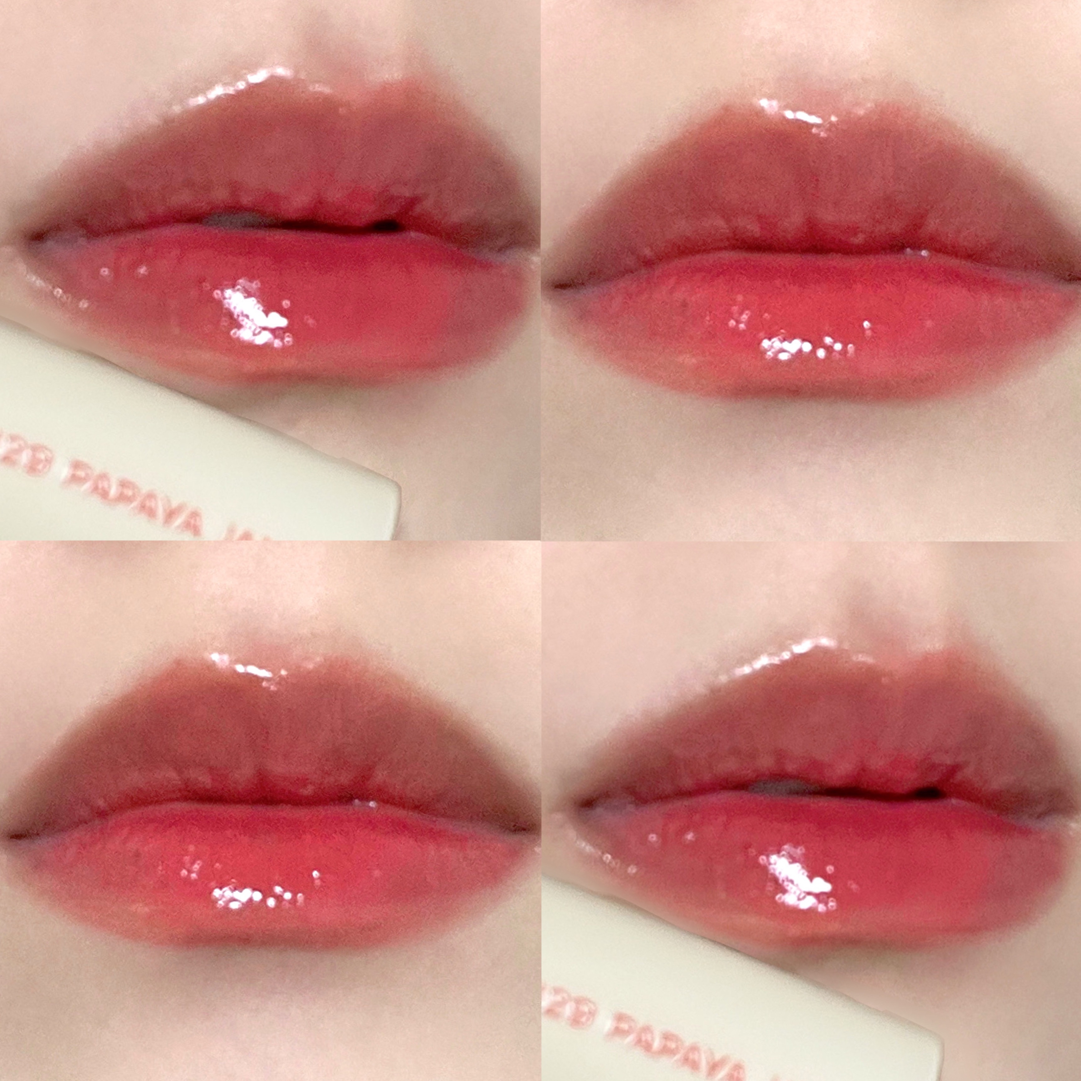 ジューシーラスティングティント ウィズミニセット/rom&nd/リップティントを使ったクチコミ（2枚目）