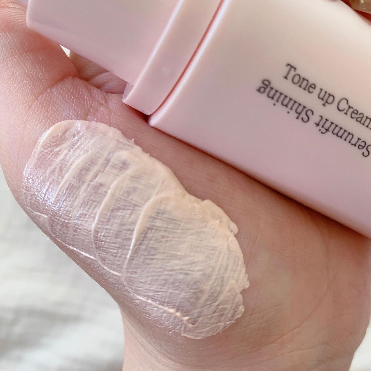 セラムフィット シャイニング トーンアップクリーム /ByUR/化粧下地を使ったクチコミ（3枚目）