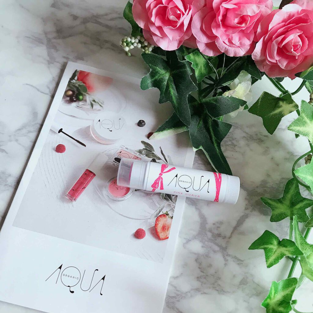 オーガニックスイーツリップ 11 ピンクグアバ/アクア・アクア/リップケアを使ったクチコミ（1枚目）