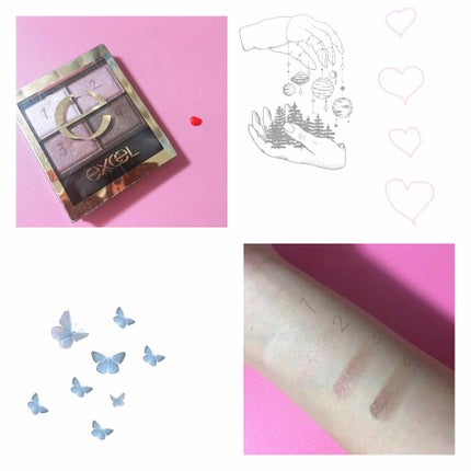 スキニーリッチシャドウ/excel/アイシャドウパレットを使ったクチコミ(1枚目)