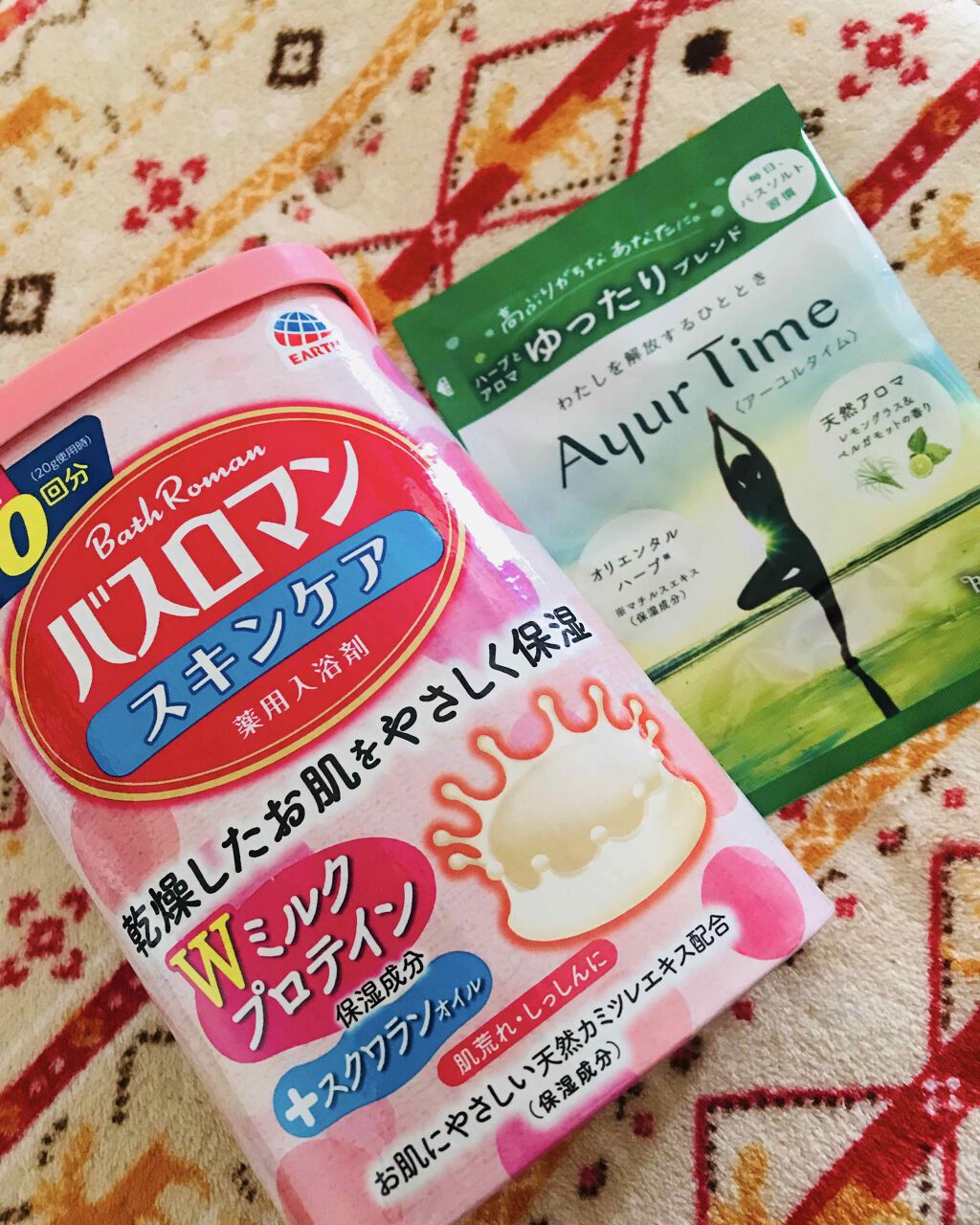 バスロマン スキンケア ミルクプロテイン/バスロマン/無機塩系入浴剤を使ったクチコミ（1枚目）