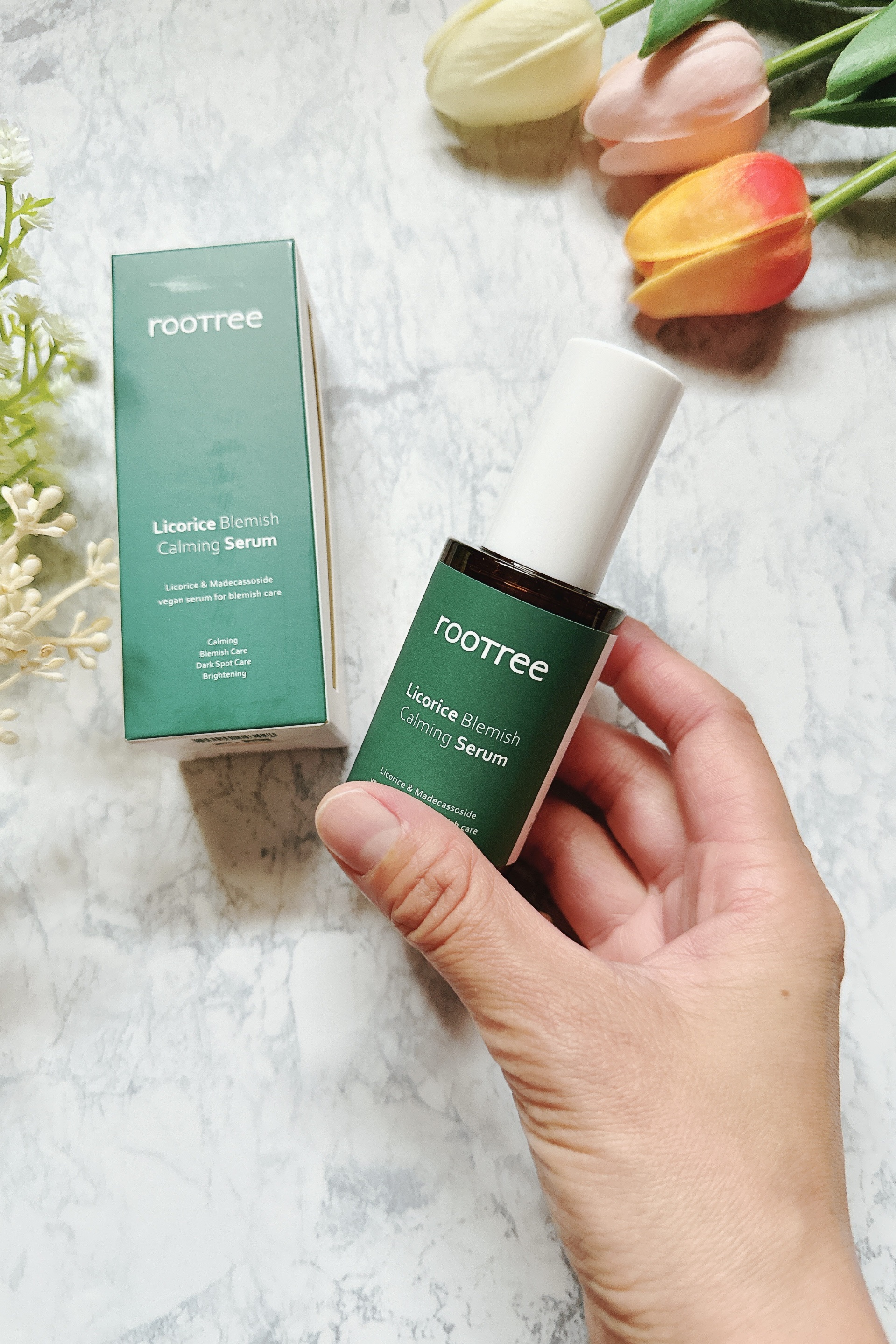 リコリス ブレミッシュ カーミングセラム/rooTree/美容液を使ったクチコミ（3枚目）