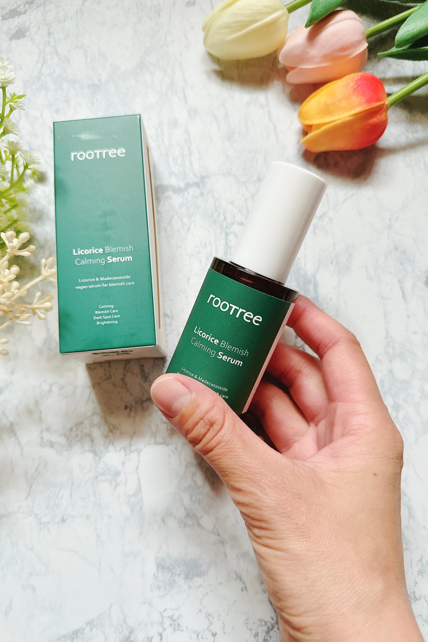 リコリス ブレミッシュ カーミングセラム/rooTree/美容液を使ったクチコミ(3枚目)