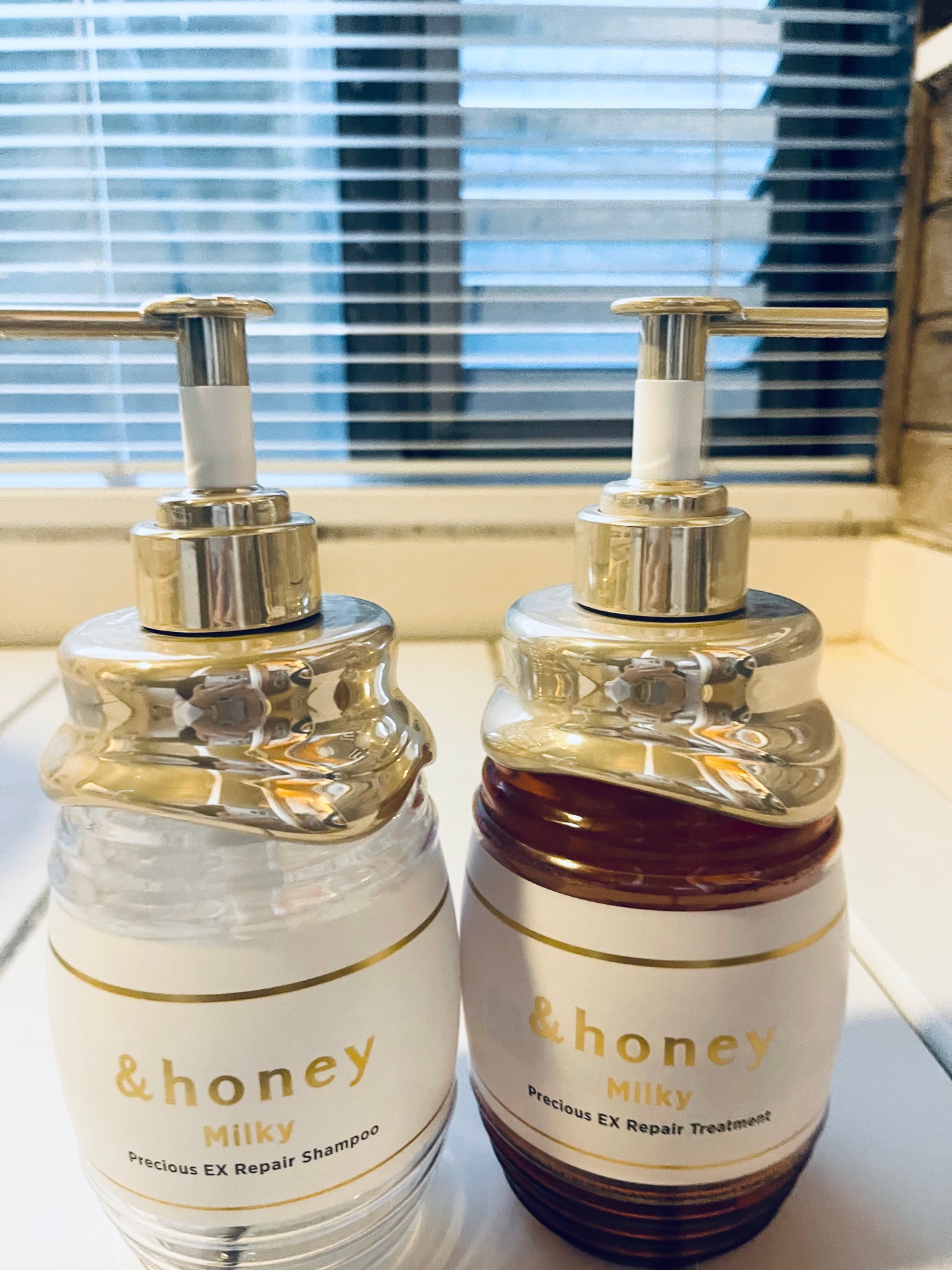 ミルキー プレシャス EX リペア シャンプー1.0 / ヘアトリートメント2.0/&honey/市販シャンプーを使ったクチコミ(1枚目)