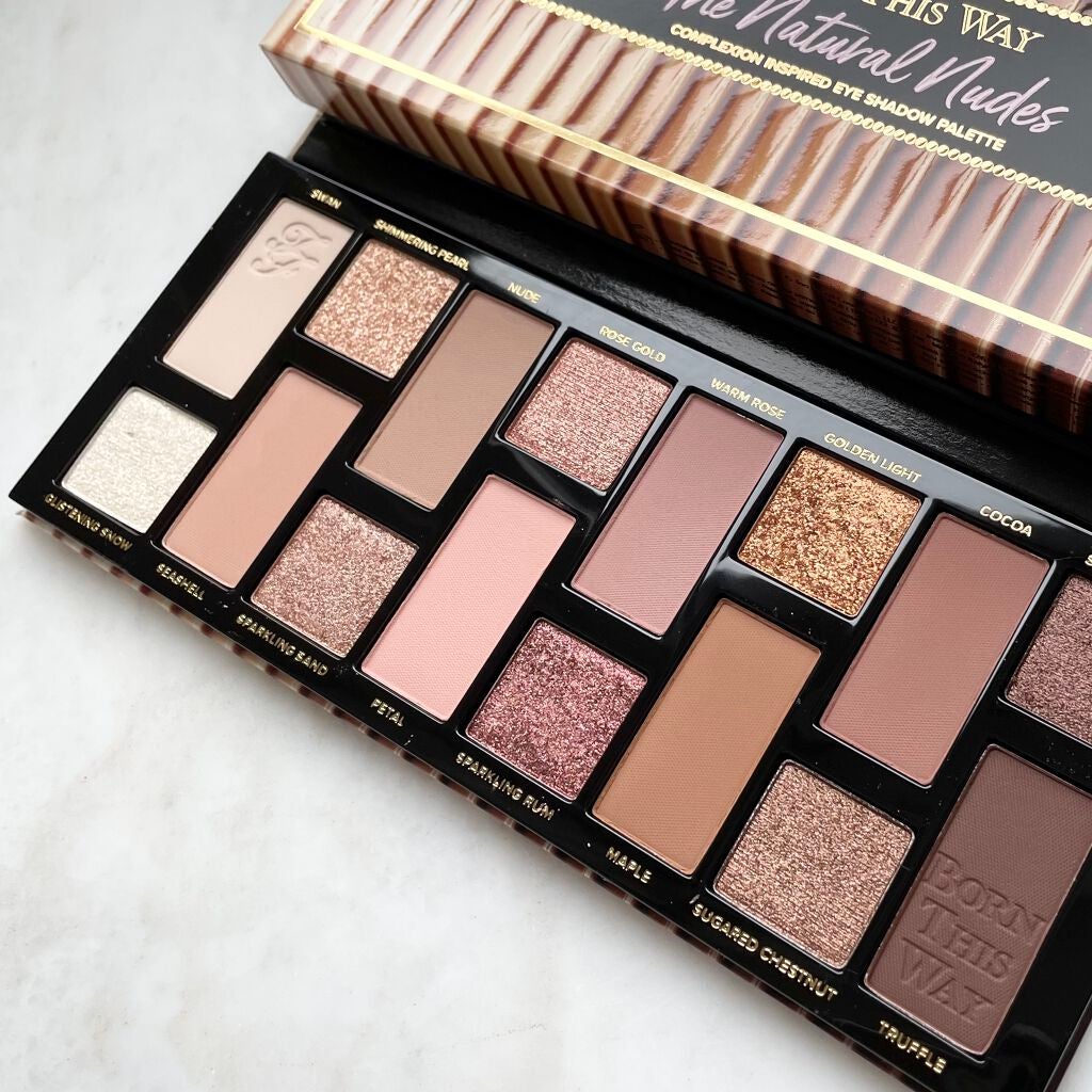 ボーン ディス ウェイ ザ ナチュラル ヌード アイシャドウ パレット/Too Faced/アイシャドウパレットを使ったクチコミ(1枚目)