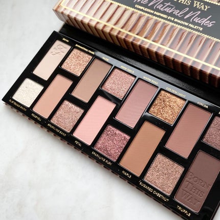 ボーン ディス ウェイ ザ ナチュラル ヌード アイシャドウ パレット/Too Faced/アイシャドウパレットを使ったクチコミ(1枚目)