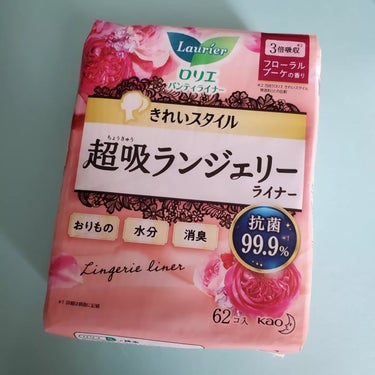 きれいスタイル 超吸ランジェリーライナー ロング&ワイド 50コ入/ロリエ/おりものシートを使ったクチコミ（1枚目）