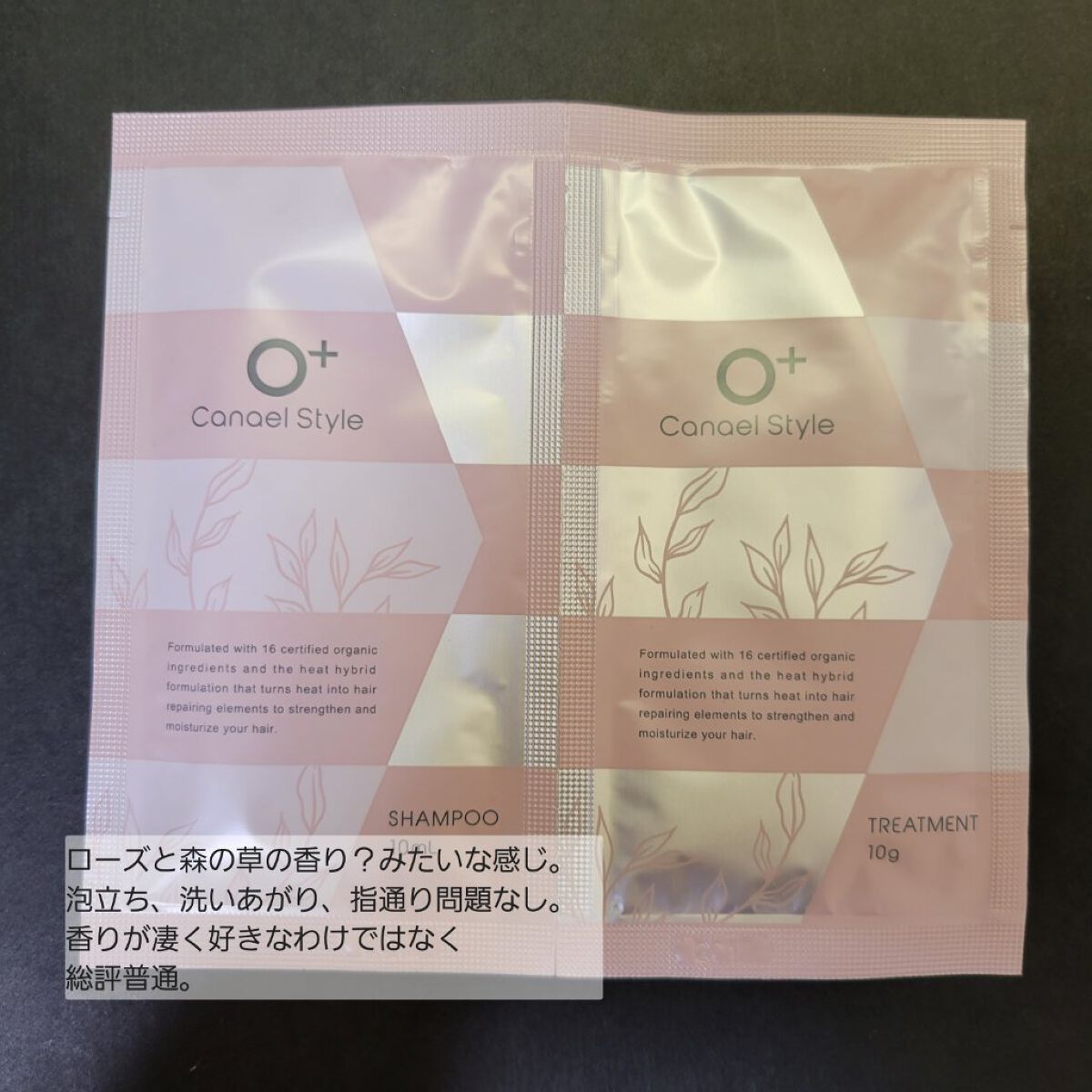 モイストリペア シャンプー／トリートメント  1day お試し用/Canael Style /市販シャンプーを使ったクチコミ（1枚目）