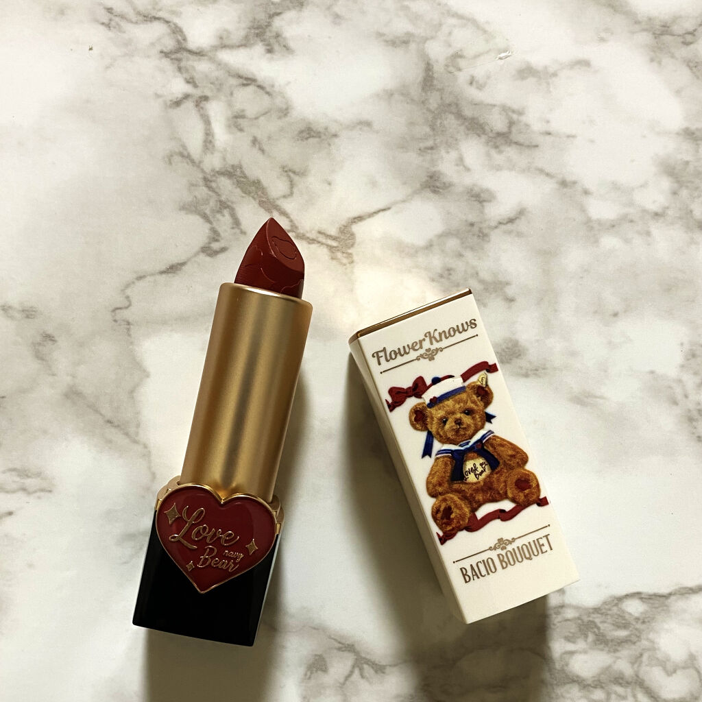 Love Bear マットリップスティック/FlowerKnows/口紅を使ったクチコミ（2枚目）