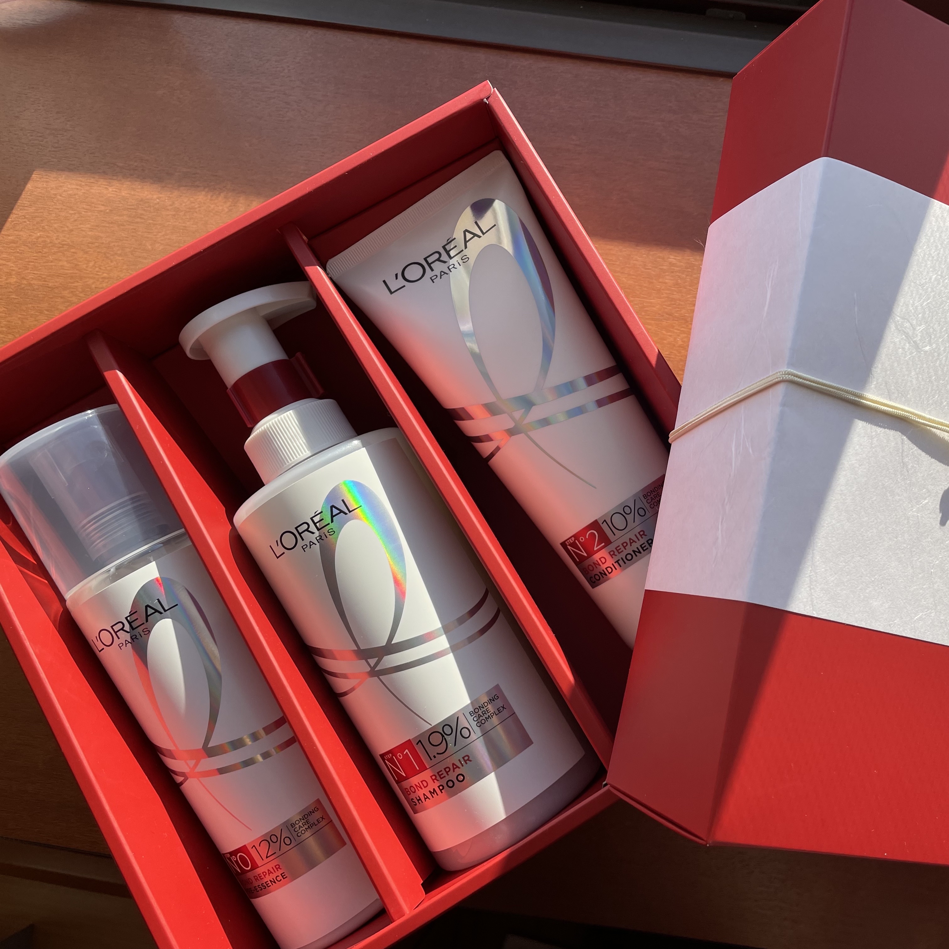 ロレアル パリ ボンド リペア シャンプー／コンディショナー/ロレアル パリ/市販シャンプーを使ったクチコミ（1枚目）