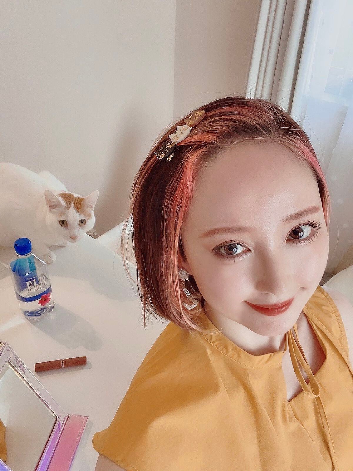 メイク用ヘアクリップ/sugar.C beauty/ヘアアクセサリーを使ったクチコミ(4枚目)