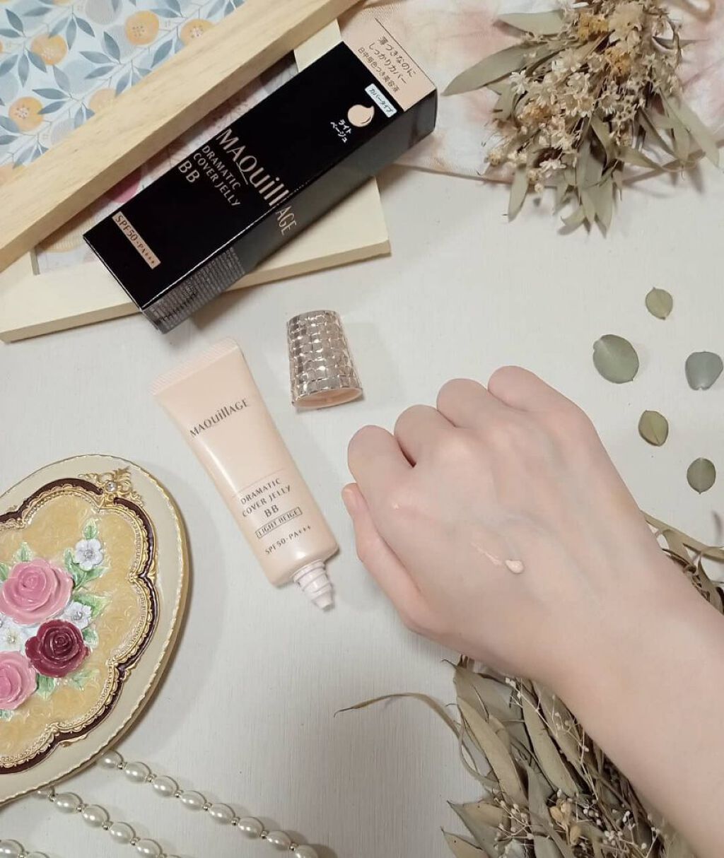 ドラマティック カバージェリー BB		 ライトベージュ/マキアージュ/BBクリームを使ったクチコミ（3枚目）
