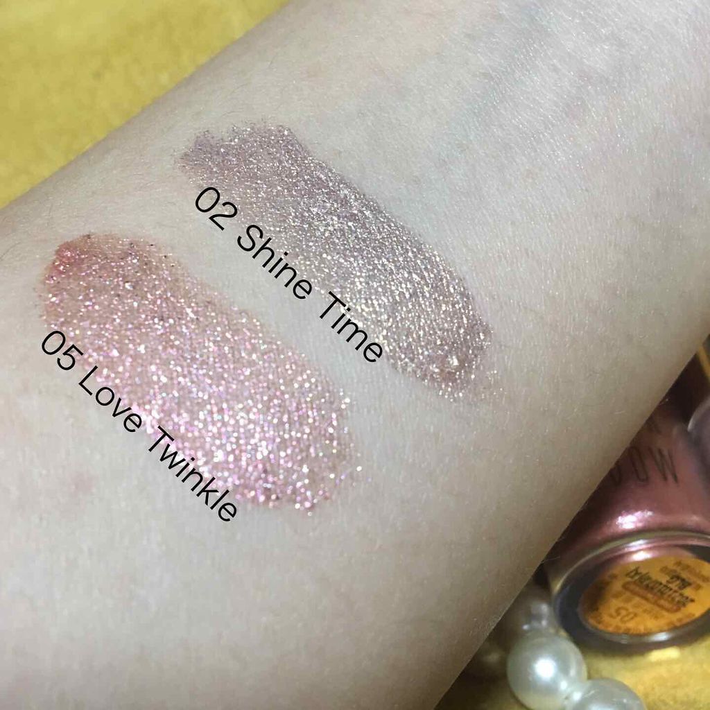 ライブリーリキッドグリッターシャドー/EGLIPS/グリッターを使ったクチコミ（2枚目）