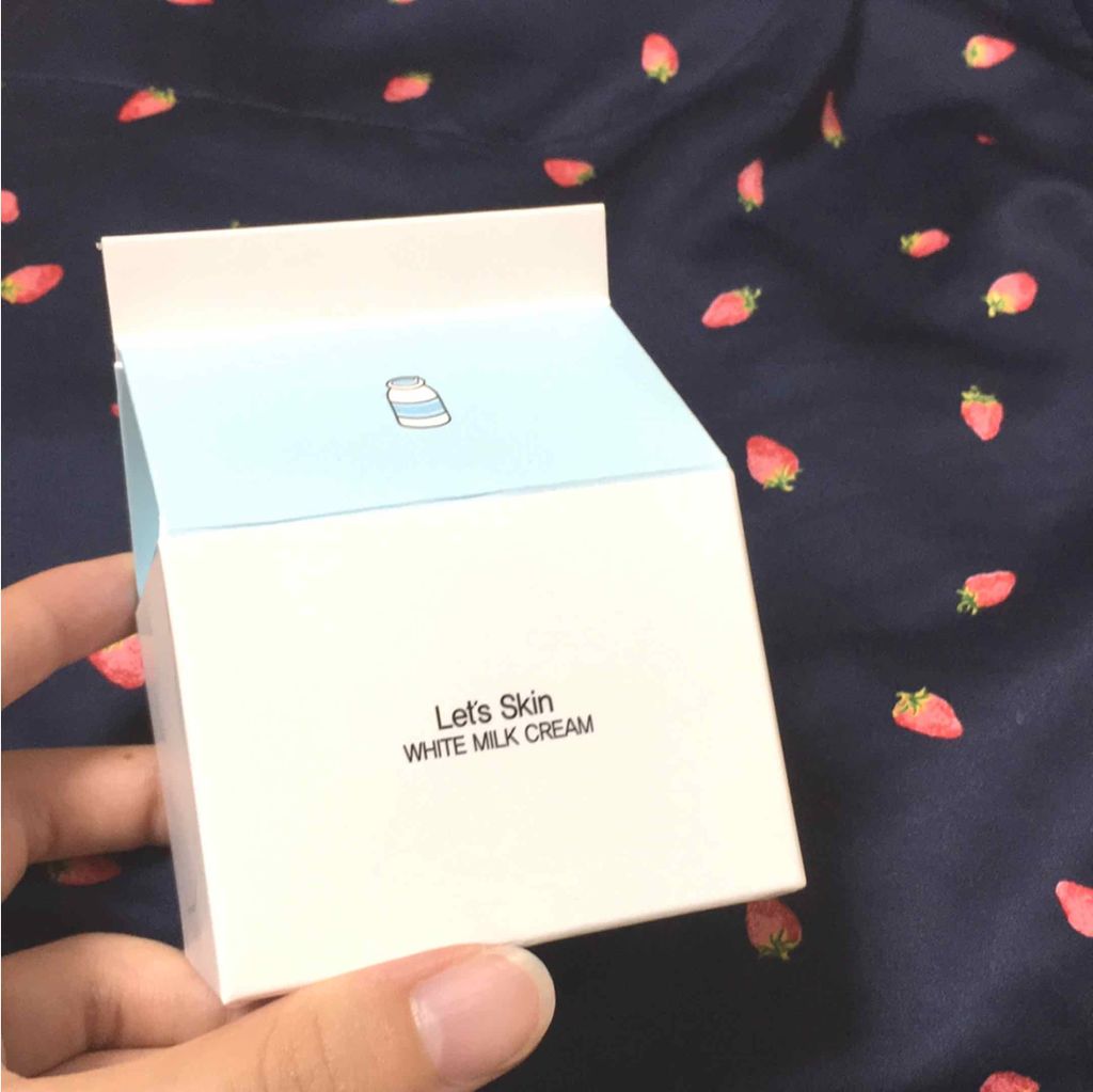 レッツスキン ホワイト ミルククリーム/SHINBEE JAPAN /フェイスクリームを使ったクチコミ(2枚目)