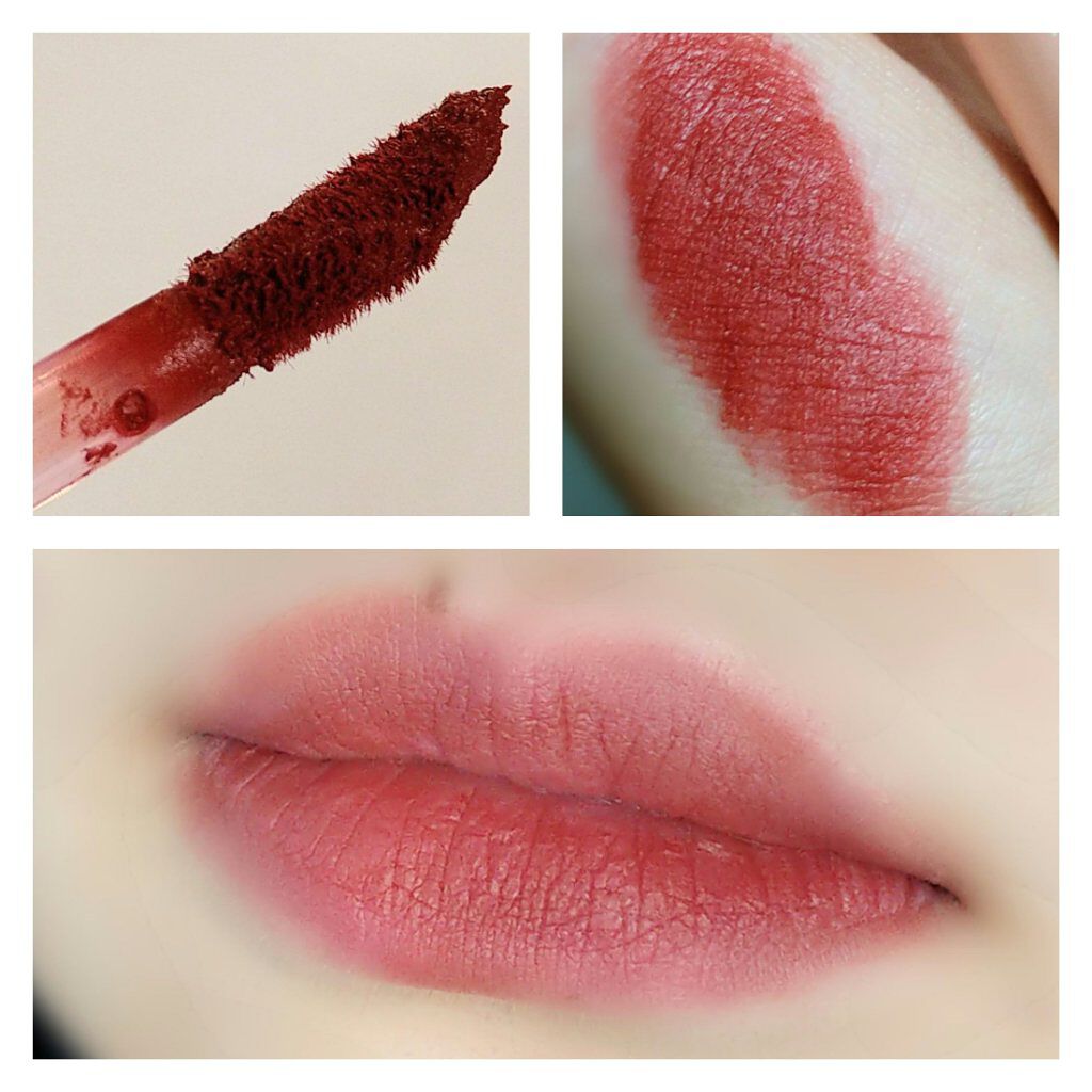 HEXZEヴェルベットマットリップグロス/HEXZE（ヘックスゼ）/リップグロスを使ったクチコミ（2枚目）