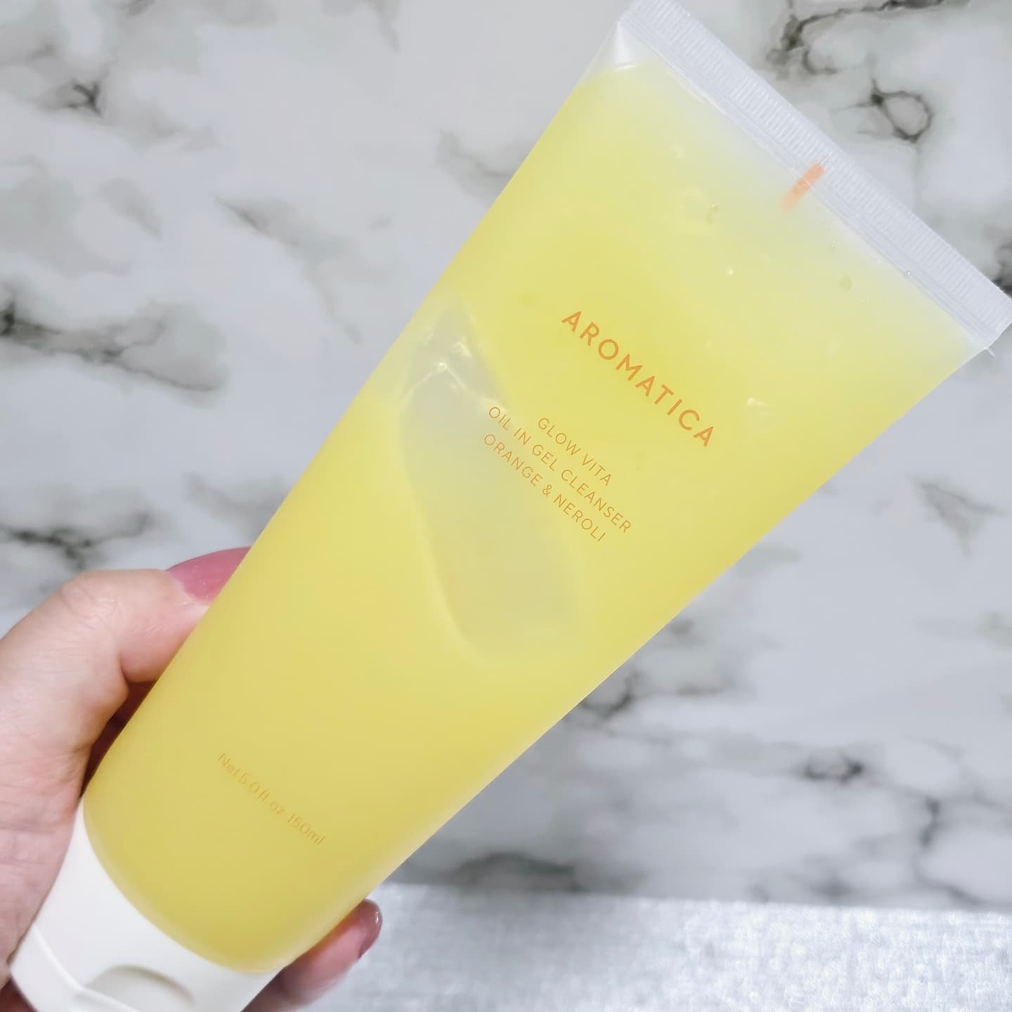 グロービタオイル イン ジェル クレンザー オレンジ&ネロリ/AROMATICA/クレンジングジェルを使ったクチコミ（2枚目）