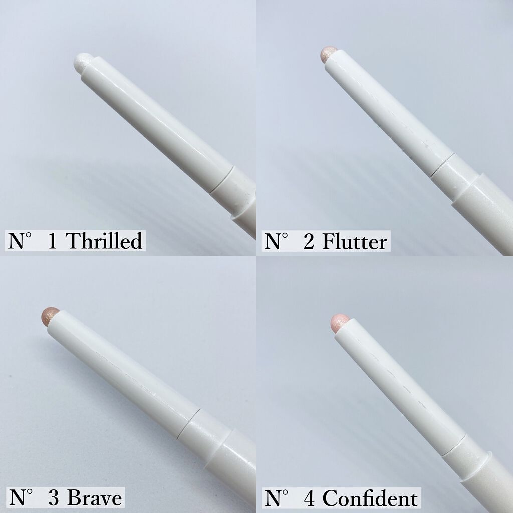 プリティー イージーグリッタースティック N°4コンフィデント【旧】/unleashia/グリッターを使ったクチコミ（3枚目）