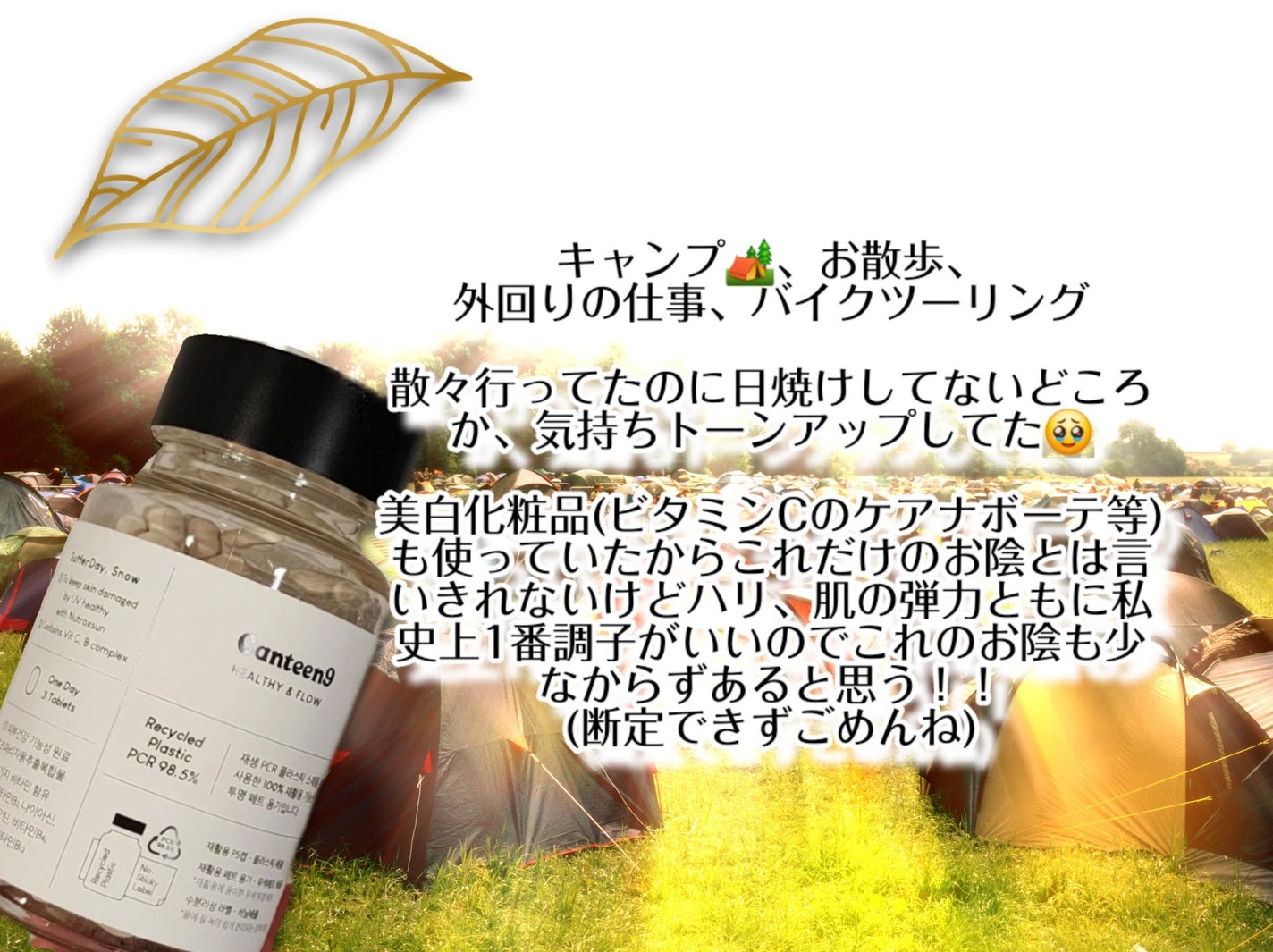 サファーデイ スノー/canteen9/美容サプリメントを使ったクチコミ(2枚目)