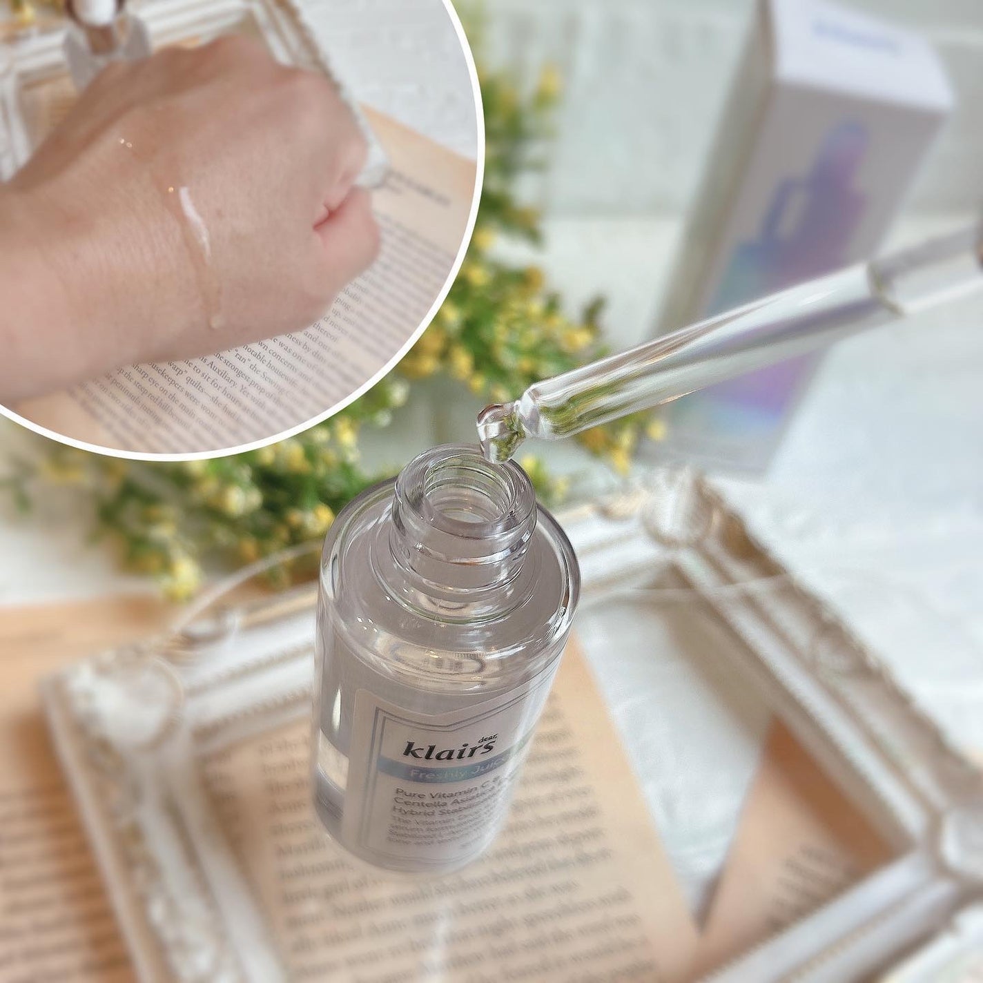 フレッシュリージュースドビタミンドロップ(35ml)/Klairs/美容液を使ったクチコミ(2枚目)