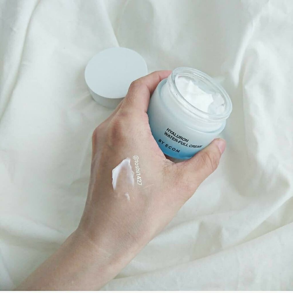 ヒアルロンウォーターフルクリーム/BY ECOM/フェイスクリームを使ったクチコミ（2枚目）