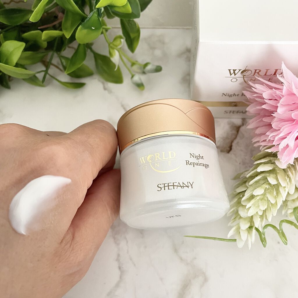 ワールド ワン ナイトリペアージュ/ステファニー/フェイスクリームを使ったクチコミ（3枚目）