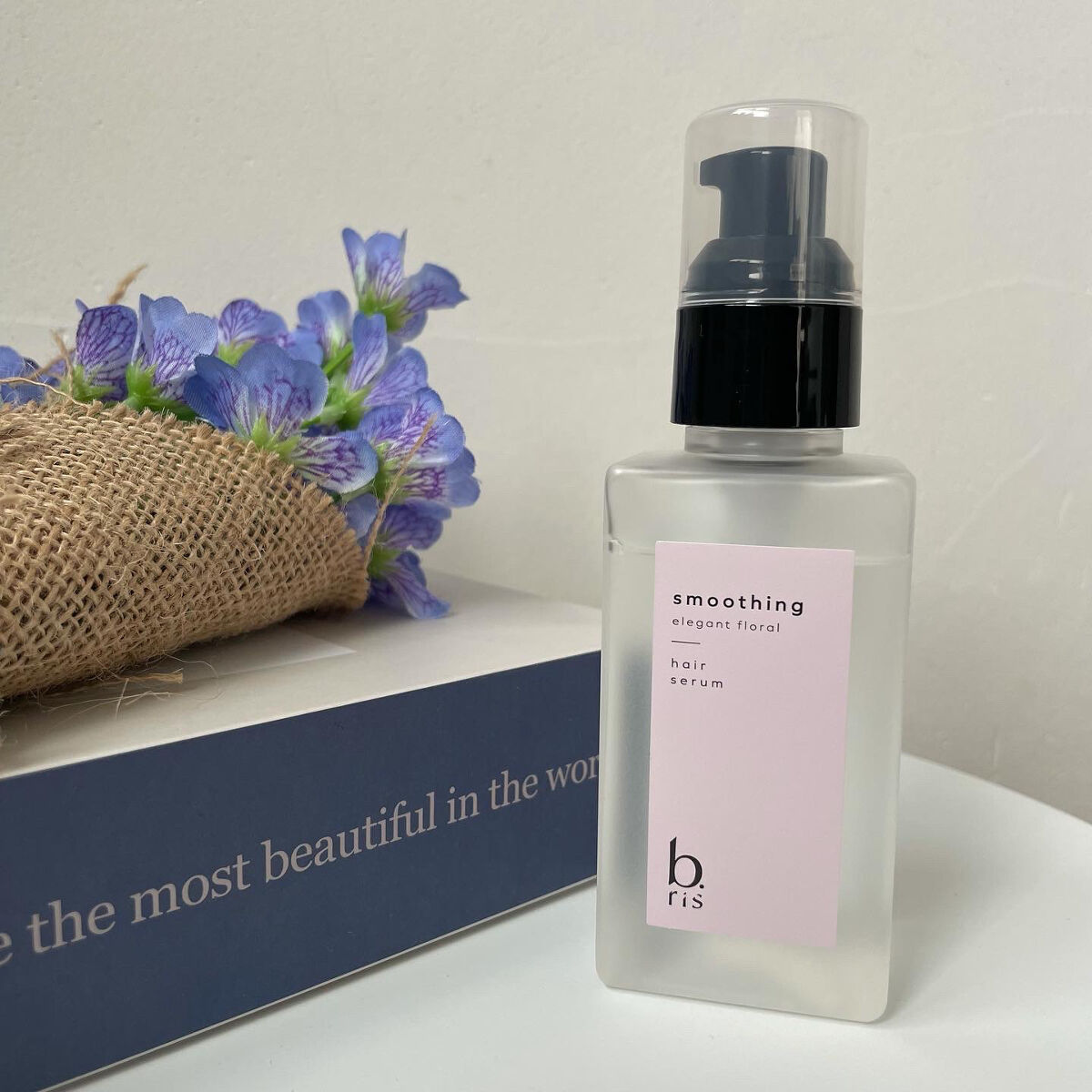 ヘア セラム スムージング エレガントフローラルの香り/b.ris/ヘアオイルを使ったクチコミ（1枚目）