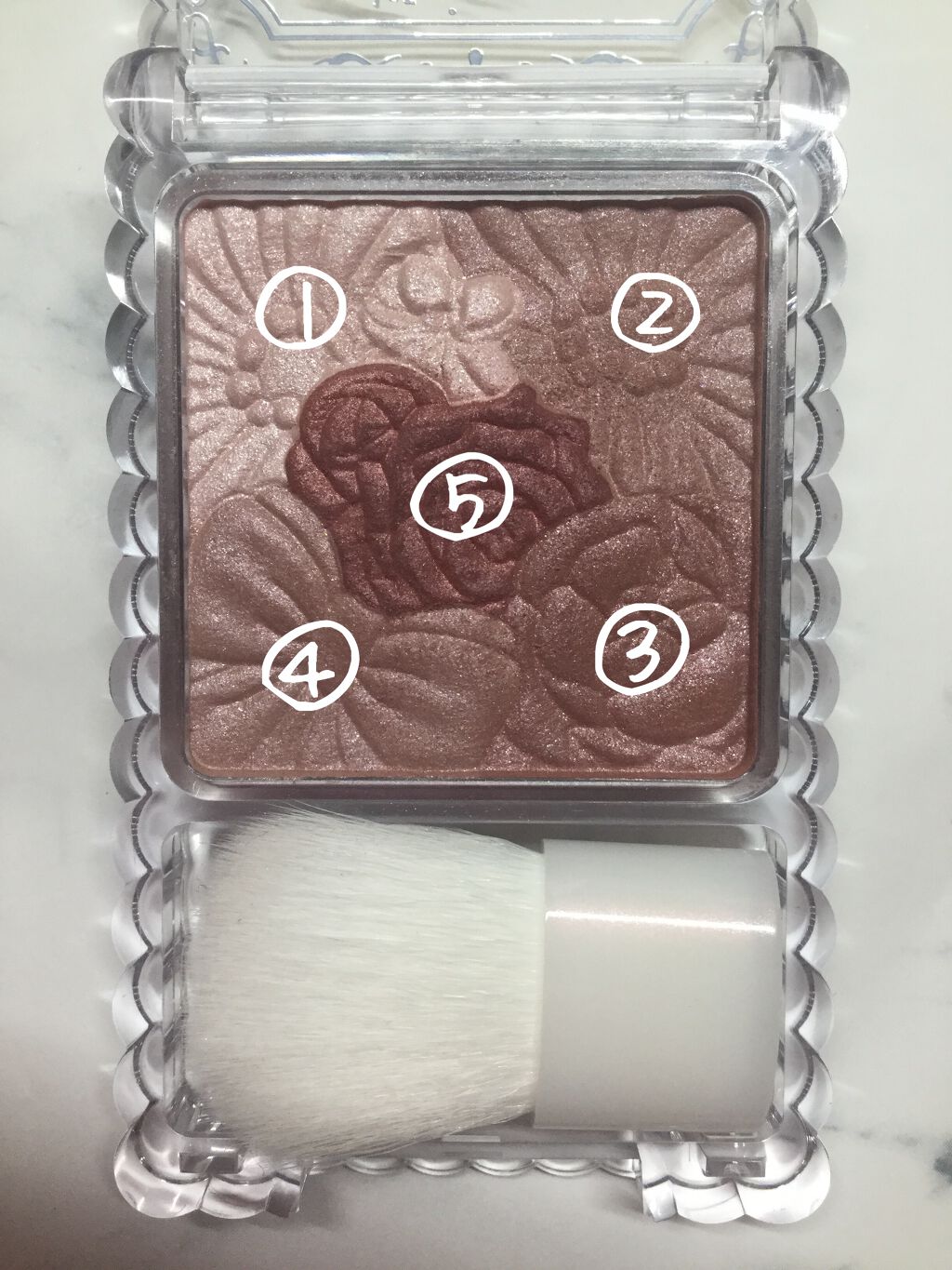 グロウフルールチークス/キャンメイク/パウダーチークを使ったクチコミ（3枚目）