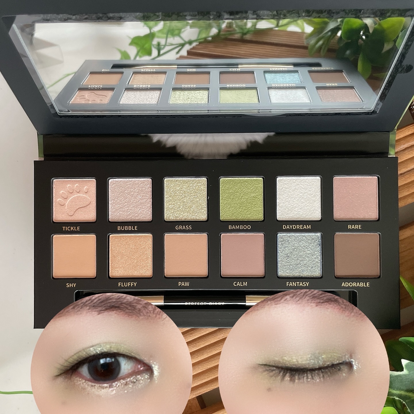 エクスプローラ12色 動物アイシャドウパレット/PERFECT DIARY/アイシャドウパレットを使ったクチコミ（2枚目）