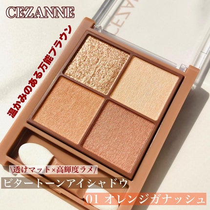 ビタートーンアイシャドウ/CEZANNE/パウダーアイシャドウを使ったクチコミ(1枚目)