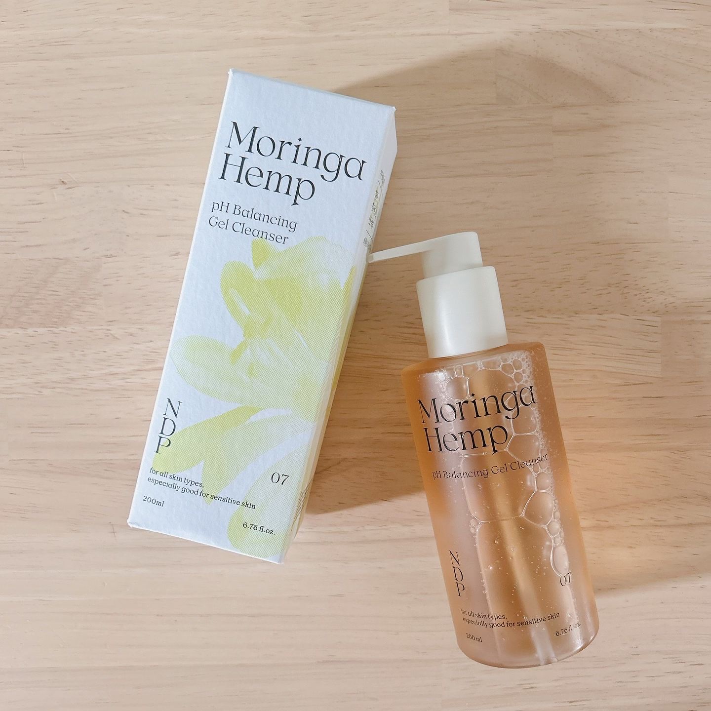 モリンガヘンプpHバランシングジェルクレンザー/NATURAL DERMA PROJECT/クレンジングジェルを使ったクチコミ（1枚目）