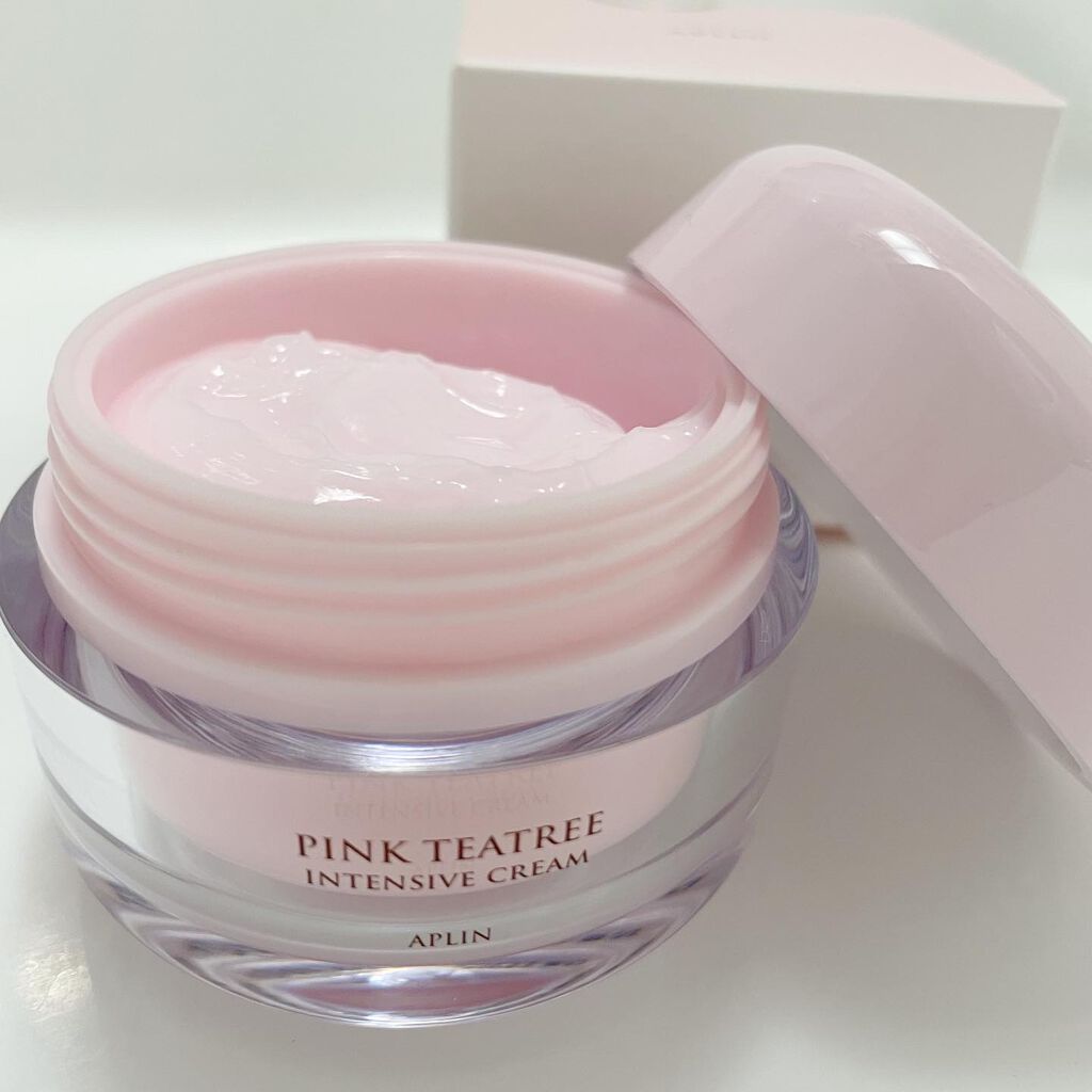 ピンクティーツリークリーム/APLIN/フェイスクリームを使ったクチコミ（3枚目）