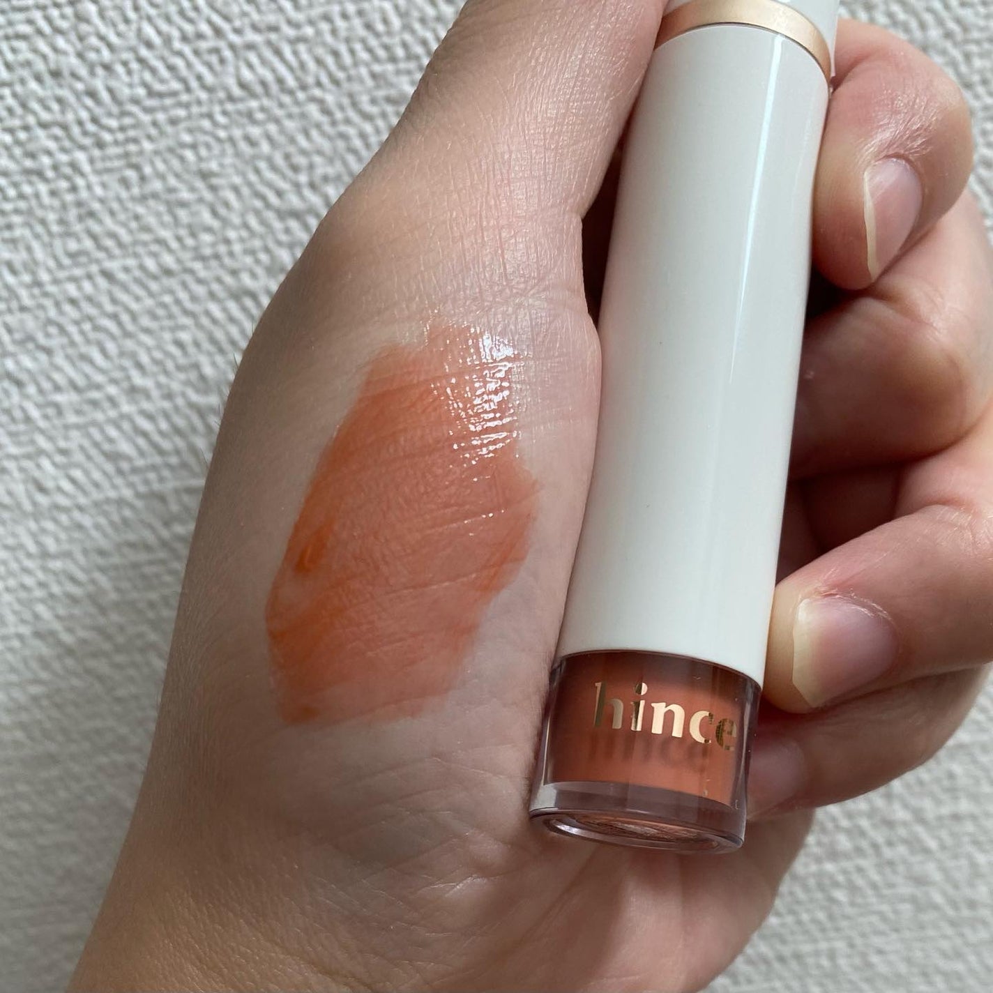 ムードインハンサーウォーターリキッドグロウ/hince/口紅を使ったクチコミ(2枚目)